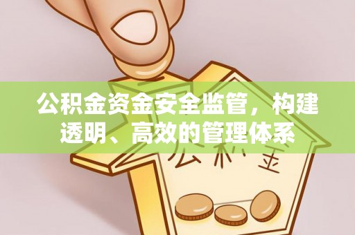 明港公积金资金安全监管，构建透明、高效的管理体系