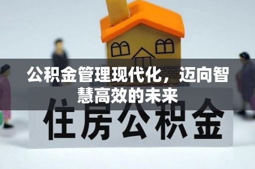 明港公积金管理现代化，迈向智慧高效的未来