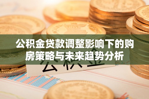 明港公积金贷款调整影响下的购房策略与未来趋势分析
